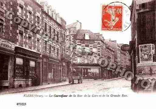 Ville de FLERS, carte postale ancienne