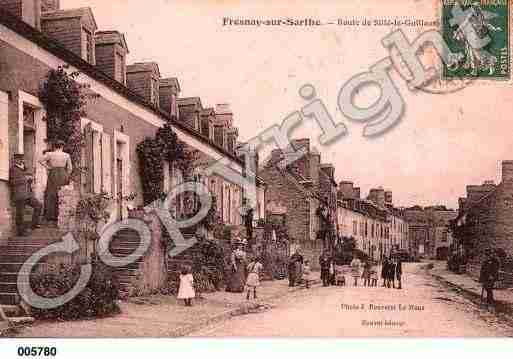 Ville de FRESNAYSURSARTHE, carte postale ancienne