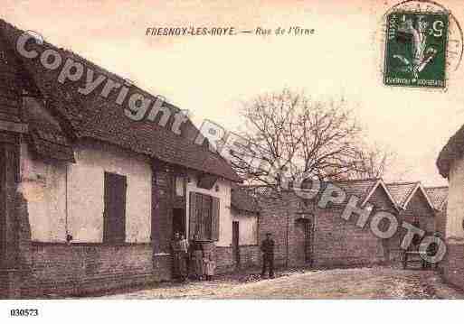 Ville de FRESNOYLESROYE, carte postale ancienne