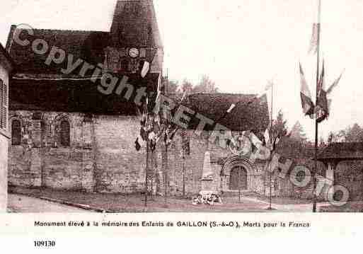 Ville de GAILLON, carte postale ancienne