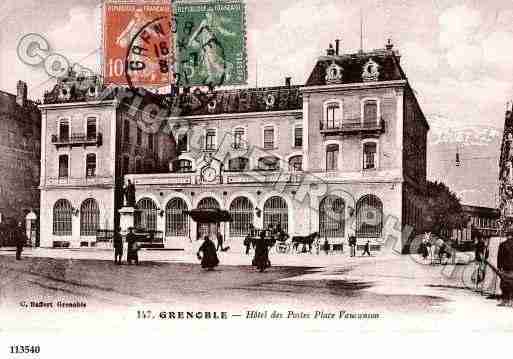 Ville de GRENOBLE, carte postale ancienne