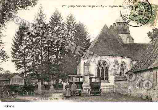 Ville de HENOUVILLE, carte postale ancienne