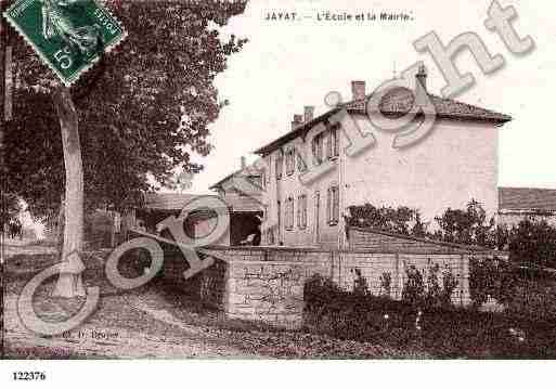 Ville de JAYAT, carte postale ancienne