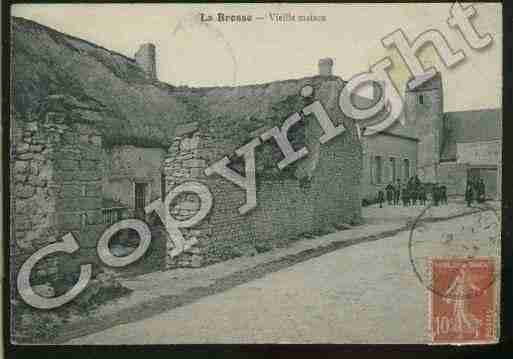 Ville de LABROSSE, carte postale ancienne