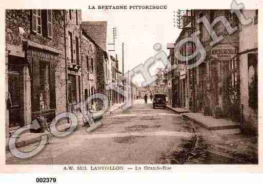 Ville de LANVOLLON, carte postale ancienne