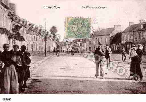 Ville de LANVOLLON, carte postale ancienne