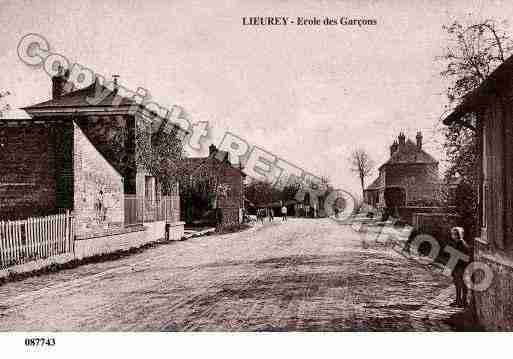 Ville de LIEUREY, carte postale ancienne