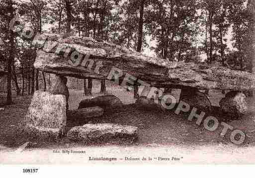 Ville de LIMALONGES, carte postale ancienne
