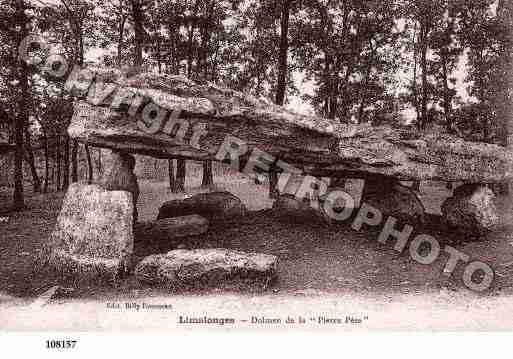 Ville de LIMALONGES, carte postale ancienne