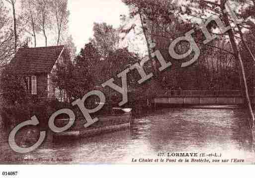 Ville de LORMAYE, carte postale ancienne