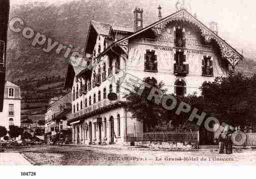 Ville de LUZ, carte postale ancienne