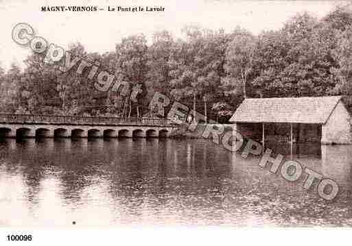 Ville de MAGNYVERNOIS, carte postale ancienne