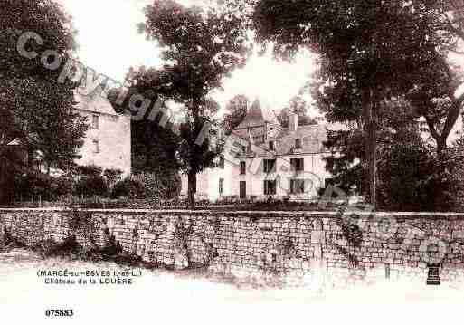 Ville de MARCESURESVES, carte postale ancienne