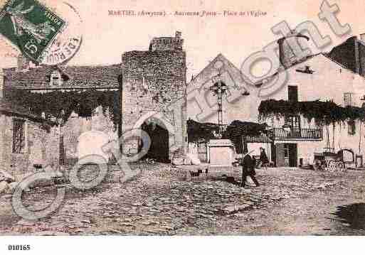 Ville de MARTIEL, carte postale ancienne