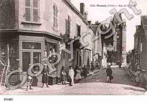 Ville de MASSAY, carte postale ancienne Ville de MASSAY, carte postale ancienne