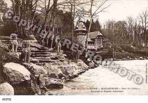 Ville de MAULEVRIER, carte postale ancienne