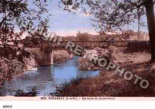 Ville de MEILLERAY, carte postale ancienne