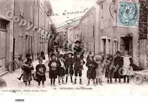 Ville de MIRABELAUXBARONNIES, carte postale ancienne