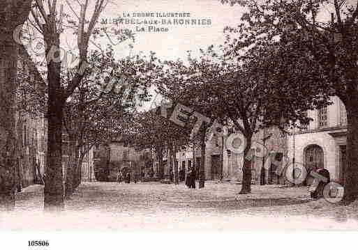 Ville de MIRABELAUXBARONNIES, carte postale ancienne