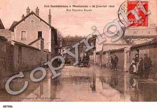 Ville de MONTEREAUFAUTYONNE, carte postale ancienne