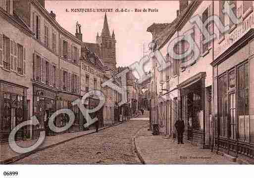 Ville de MONTFORTL'AMAURY, carte postale ancienne