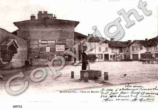 Ville de MONTREVELENBRESSE, carte postale ancienne