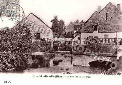 Ville de MOULINSENGILBERT, carte postale ancienne