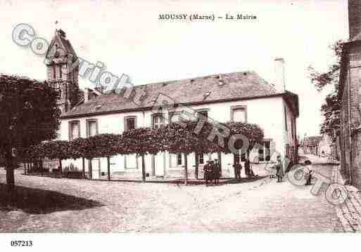 Ville de MOUSSY, carte postale ancienne