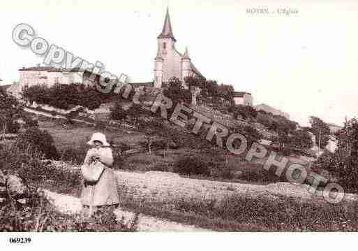 Ville de MOYEN, carte postale ancienne