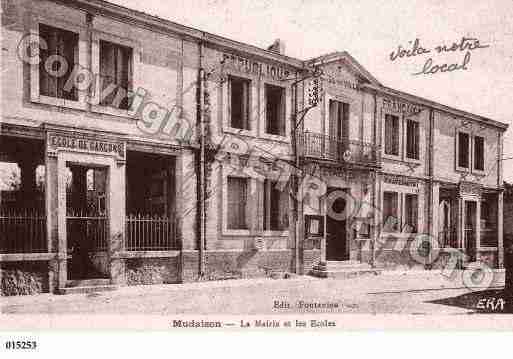 Ville de MUDAISON, carte postale ancienne