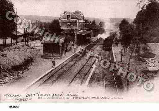 Ville de NEUVILLESURSAONE, carte postale ancienne