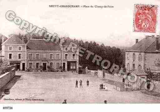 Ville de NEUVYGRANDCHAMP, carte postale ancienne Ville de NEUVYGRANDCHAMP, carte postale ancienne