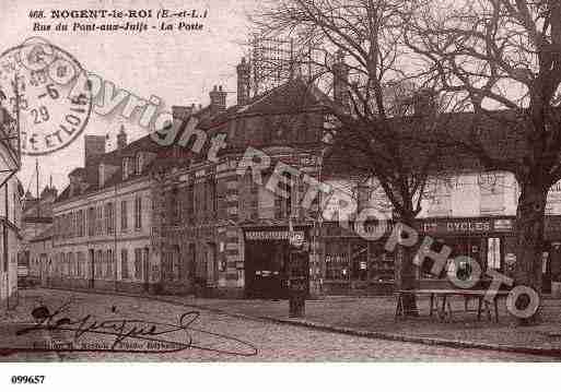 Ville de NOGENTLEROI, carte postale ancienne