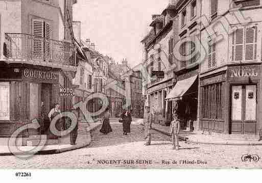 Ville de NOGENTSURSEINE, carte postale ancienne