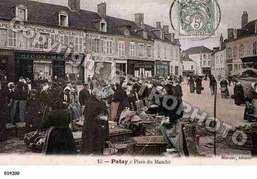 Ville de PATAY, carte postale ancienne