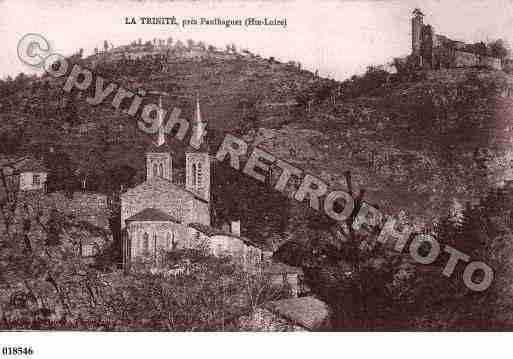 Ville de PAULHAGUET, carte postale ancienne