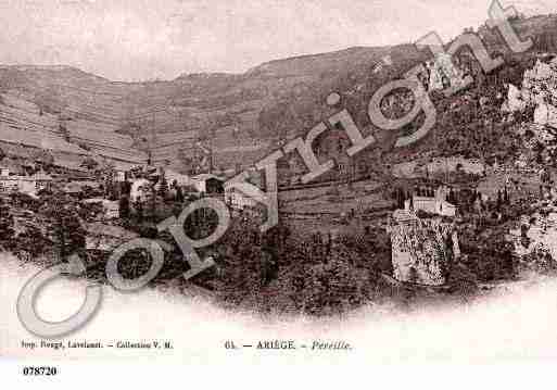 Ville de PEREILLE, carte postale ancienne