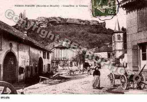 Ville de PIERREPERCEE, carte postale ancienne