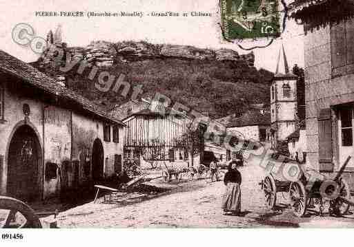 Ville de PIERREPERCEE, carte postale ancienne Ville de PIERREPERCEE, carte postale ancienne