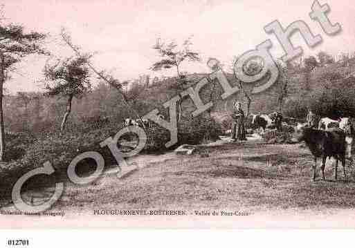 Ville de PLOUGUERNEVEL, carte postale ancienne