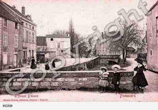 Ville de POMMARD, carte postale ancienne
