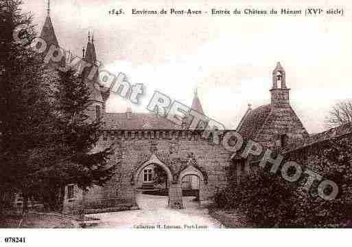Ville de PONTAVEN, carte postale ancienne