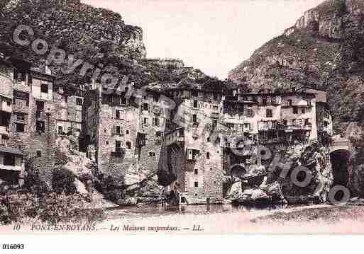 Ville de PONTENROYANS, carte postale ancienne