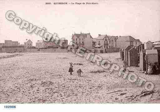 Ville de QUIBERON, carte postale ancienne