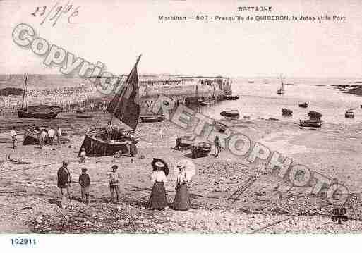 Ville de QUIBERON, carte postale ancienne Ville de QUIBERON, carte postale ancienne