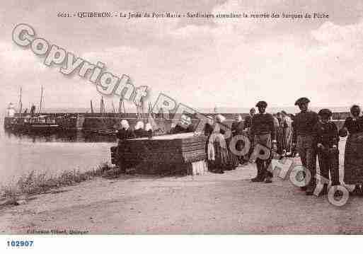 Ville de QUIBERON, carte postale ancienne Ville de QUIBERON, carte postale ancienne