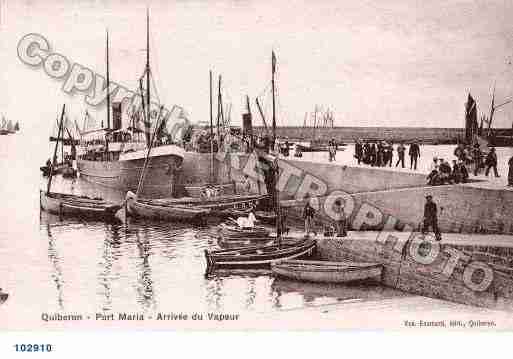 Ville de QUIBERON, carte postale ancienne Ville de QUIBERON, carte postale ancienne