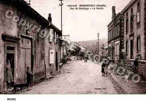 Ville de RANGUEVAUX, carte postale ancienne