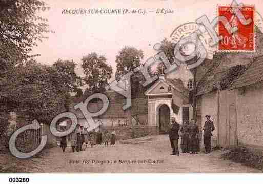 Ville de RECQUESSURCOURSE, carte postale ancienne