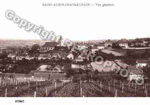 Ville de SAINTAUBINCHATEAUNEUF, carte postale ancienne